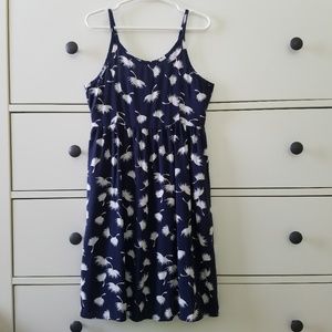 Spaghetti Strapped Dandelion Dress